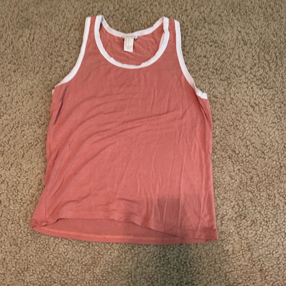 Peach forever 21 crop top